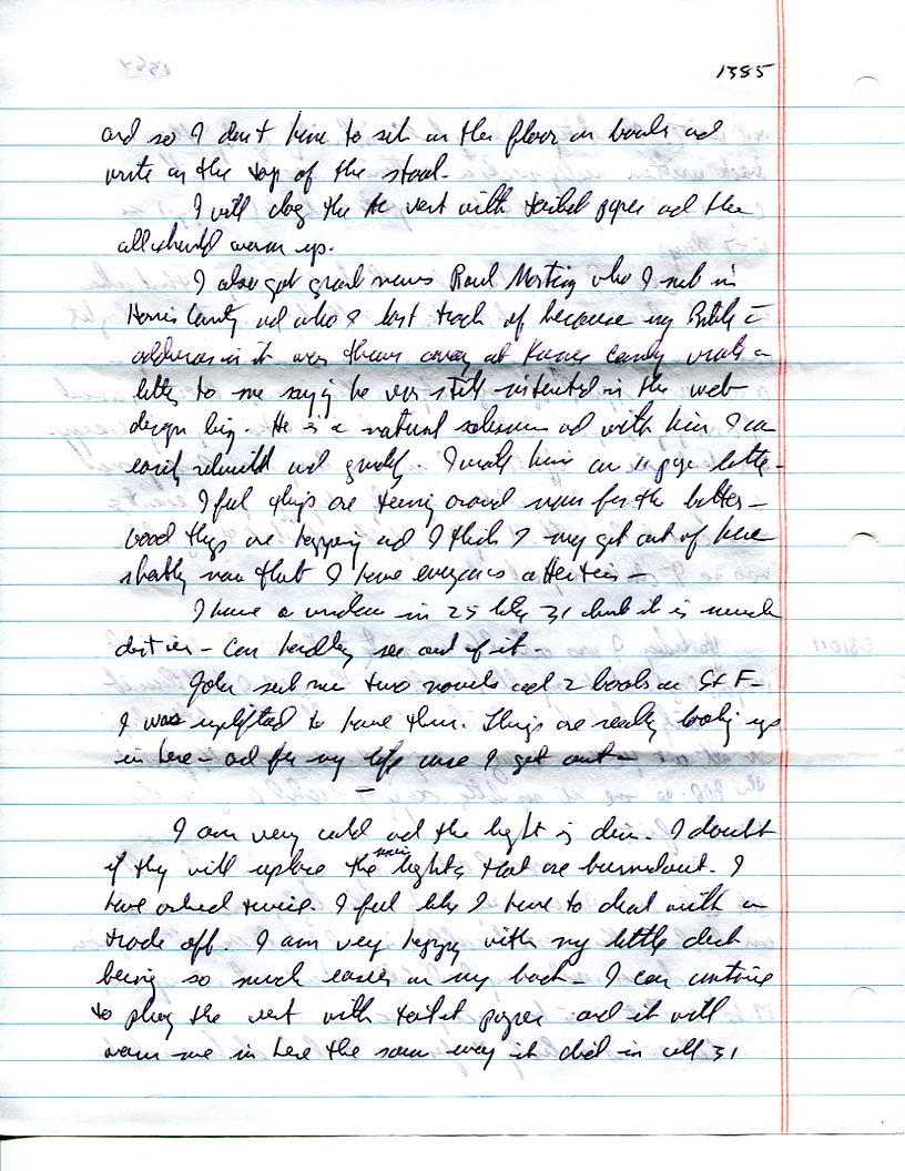 Dr John WorldPeace 2008 Prison Journal